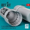 RESKIT RSU48-0470 F-4 (E, J, F, G, S) Phantom II exhaust nozzles for Zoukei-Mura kit (3D Printed) (1/48)